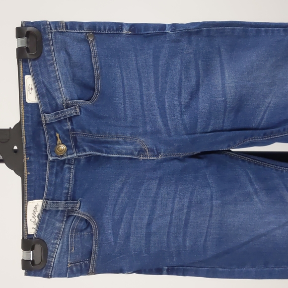 Lee Cooper Women's Jeans Size 12 Blue Denim Crop Skinny - Picture 3 of 14